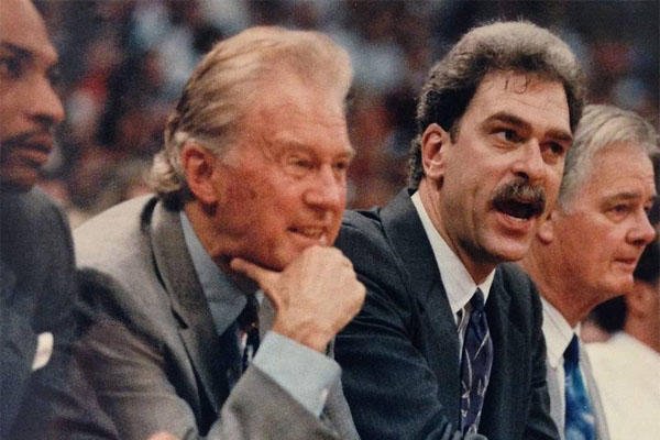 Johnny Bach and Phil Jackson