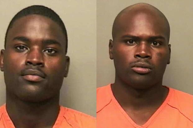 Sgt. Jamal Williams-McCray, left, and Spc. Charles Robinson may face court-martial in the kidnapping and murder of Pfc. Shadow McClaine. 