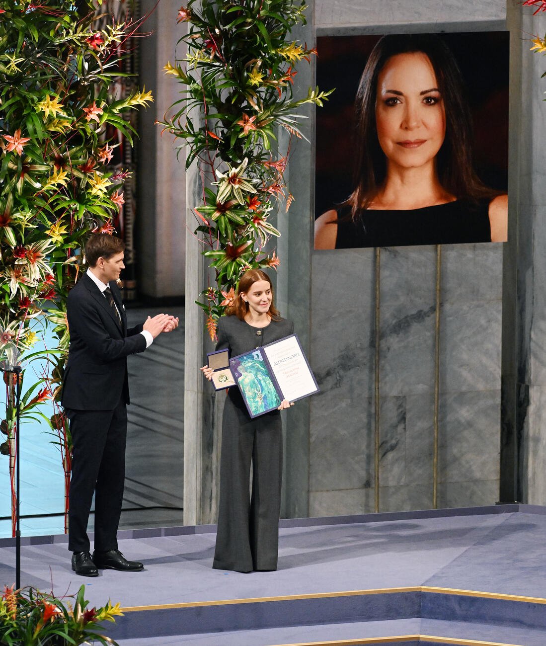 How Nobel Winner Machado Secretly Left Venezuela to Accept Prize