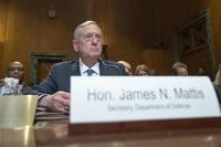 Defense Secretary James N. Mattis discusses the Defense Department's fiscal year 2017 budget request during testimony before the Senate Appropriations Committee, March 22, 2017. (Photo Credit: Petty Officer 2nd Class Dominique A. Pineiro, U.S. Navy)