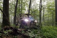 The Polaris MRZR X made its debut at the AUVSI unmanned systems show near Washington, D.C., February 8, 2018. (Image: Courtesy of Polaris)