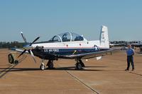 The T-6A Texan II is a single-engine, two-seat primary trainer designed to train Joint Primary Pilot Training, or JPPT, students in basic flying skills common to U.S. Air Force and Navy pilots. Air Force photo