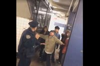 The NYPD officer caught on viral video fending off a band of subway vagrants without reaching for his gun has handled himself well under pressure before -- he's a U.S. Army veteran who's served in Iraq and Afghanistan, police said. (Twitter)