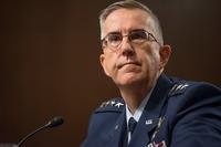 The commander of U.S. Strategic Command, Air Force Gen. John E. Hyten, appears at a Senate Armed Services Committee hearing on his nomination to be vice chairman of the Joint Chiefs of Staff, Washington, D.C., July 30, 2019. (Lisa Ferdinando/DoD Photo)