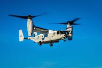 The maiden flight of the first CMV-22B Osprey took place in Amarillo, Texas, January 21, 2020. (Courtesy of Bell)