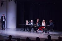 military spouse sits on panel