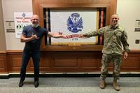 Chef Robert Irvine stops by the Pentagon.