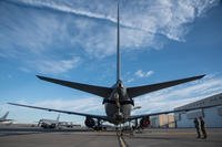 KC-46A Pegasus boom extends for an acceptance inspection