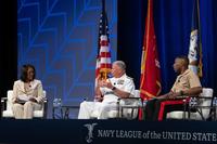 Chief of Naval Personnel Vice Adm. John Nowell Jr. at Sea-Air-Space 2021