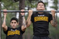 Rangers take Murph Challenge workout.