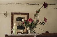 house of Tetiana Oleksiienko, a resident of the village of Andriivka, Ukraine