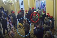  Joshua Abate, circled in green, Micah Coomer, circled in red, and Dodge Dale Hellonen, circled in blue