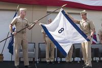 Naval Special Warfare Group Eight’s new pennant
