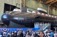 christening of the pre-commissioning unit (PCU) Idaho (SSN 799) during a ceremony
