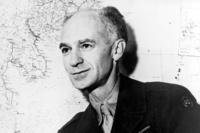World War II correspondent Ernie Pyle, shown on March 1, 1945, at an unidentified location, endured himself to U.S. military service members because of his knack of writing about the common soldier.