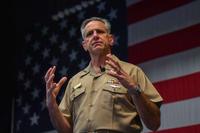 Chief of Naval Personnel, Vice Adm. Robert Burke