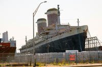 S.S. United States docked at Pier 82 in South Philadelphia, P.A.