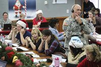 NORAD Tracks Santa center at Peterson Air Force Base in Colorado Springs