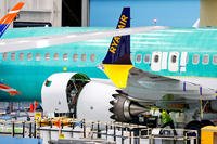 737 Max aircraft are seen in various states of assembly at the Boeing 737 factory Tuesday, June 25, 2024, in Renton, Washington.