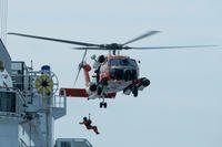 The Coast Guard medically evacuated a 66-year-old woman from a cruise ship