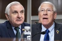 Jack Reed, D-R.I., left, and chairman Roger Wicker, R-Miss