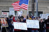Rally supporting federal workers in Kansas City