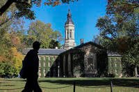 Nassau Hall at Princeton University in Princeton, N.J.,
