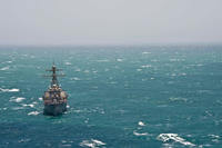 USS Stethem transits the Arabian Sea