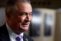 Rep. Don Bacon speaks to reporters