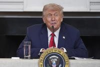 President Donald Trump speaks during an &quot;Invest in America&quot; roundtable with business leaders