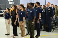 Oath of Enlistment at Joint Base Andrews
