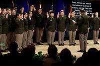 Syracuse University’s Reserve Officers’ Training Corps commissioning ceremony