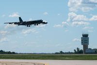 B-52H Stratofortress takes off from Minot Air Force Base, North Dakota