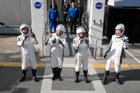 APTOPIX SpaceX Crew Launch