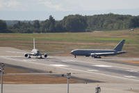 KC-46 Pegasus aircraft taxis at Joint Base Elmendorf-Richardson