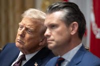 President Donald Trump and Defense Secretary Pete Hegseth