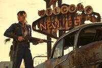 Ella Purnell (Lucy MacLean) in FALLOUT SEASON 2 Photo Credit: Lorenzo Sisti / Prime © Amazon Content Services LLC