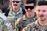 Maine National Guard engineering soldiers return home from Saudi Arabia. (Maine National Guard)