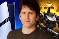 Todd Howard with Starfield Terran Armada promo and PS5