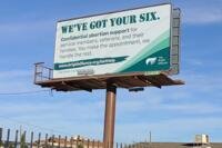 An example of new billboards in multiple U.S. cities. This sits outside the Las Cruces VA clinic in New Mexico. (Lamar Billboards)