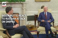 Biden, Rutte React to Russian Attack on Dnipro