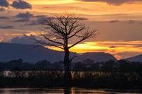 The sun sets during a board ride with U.S. troops in Bamako, Mali, Aug. 29, 2016.(U.S. Marine Corps photo/Sarah R. Hickory)