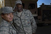 Airmen couple.