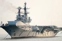 India navy’s INS Viraat, which is due to retire next year. (India navy photo)