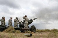 Paratroopers fire rounds from an M119A3 howitzer on Fort Bragg, N.C., during Combined Joint Operational Access Exercise 15-01. The M119 series of howitzers is a proven workhorse now made better. (U.S. Army/ Staff Sgt. Jason Hull)