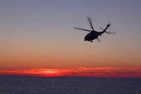 A MH-60S Sea Hawk helicopter assigned to the “Dragon Whales” of Helicopter sea Combat Squadron (HSC) 28. (Navy/ Danielle Brandt)