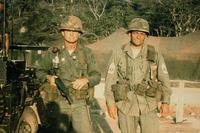 CSM Plumley and Lt. Col. Harold Moore in Vietnam (Pinterest)