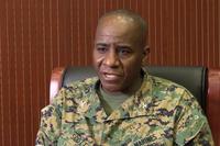 A screenshot of Marine Col. Kevin Scott from an interview during Exercise Regional Cooperation 2017 in Dushanbe, Tajikistan, in July 2017. Staff Sgt. John Raven/Marine Corps
