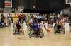Team Army’s wheelchair basketball match against Team Air Force.