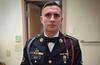 Spc. Austin Valley in his dress uniform.